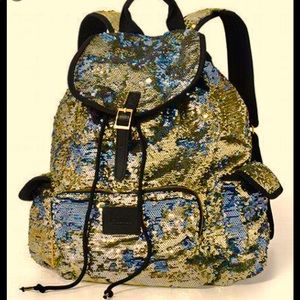 Pink VS Sequin Backpack